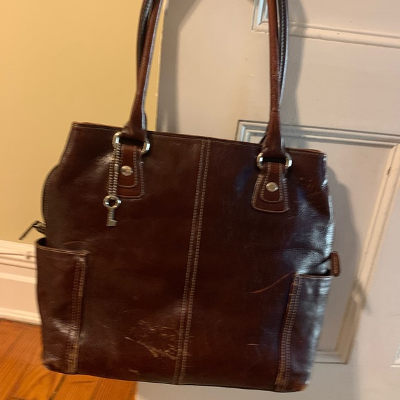 Leather Tote - Picture 1 of 8